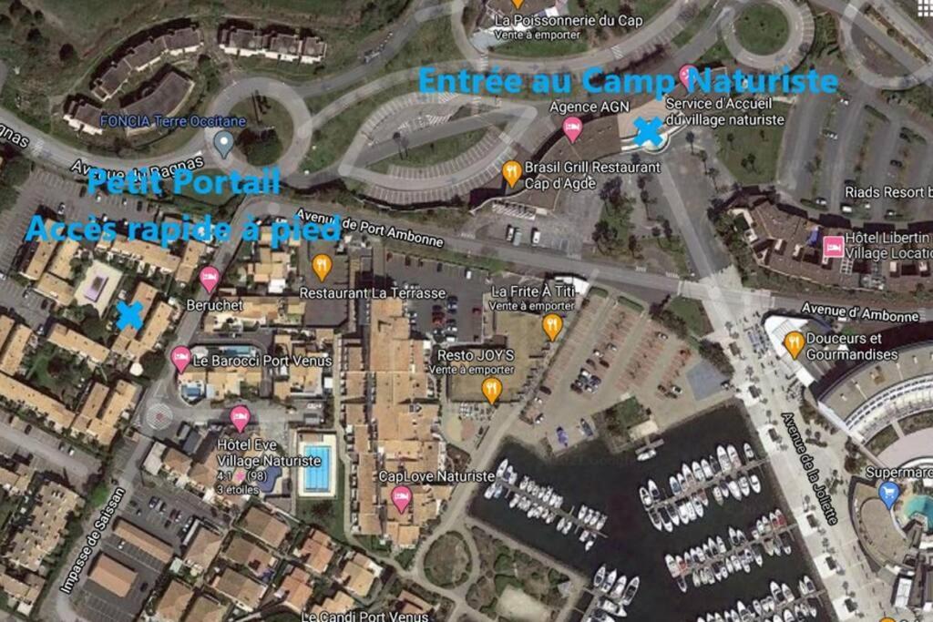 Cap D'Agde - Residence Estivales - Proche Naturiste - Terrasse - Wifi - Parking - Piscine - Clim エクステリア 写真